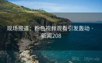 现场报道：粉色视频观看引发轰动 · 新闻208